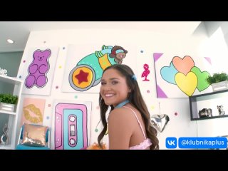 zoe bloom shows off her sexy body. small tits big ass young